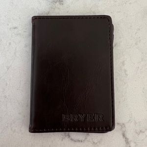 Bryer Leather Slim Handmade Bifold Wallet New